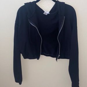 Crop zip up